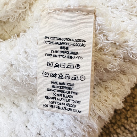 Free People Ivory Cardigan Sweater Vest Eyelash - Picture 6 of 6